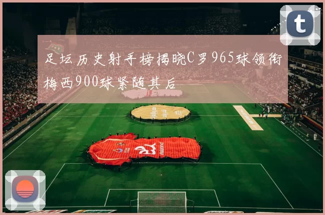 足坛历史射手榜揭晓C罗965球领衔梅西900球紧随其后